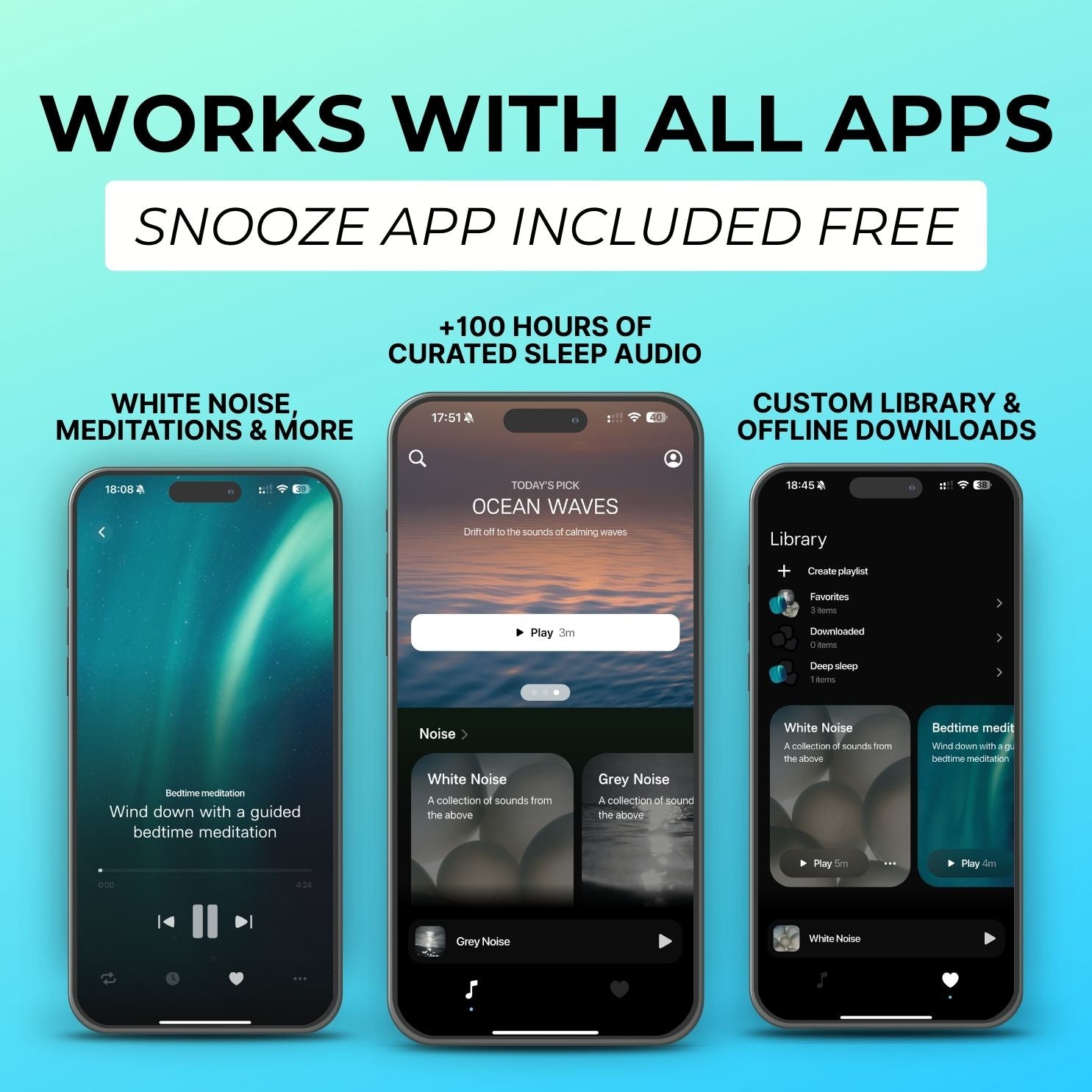 SnoozeBand™ Essentials Bundle