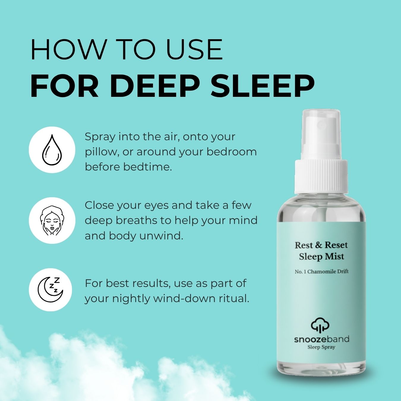 SnoozeBand™ Rest & Reset Sleep Mist