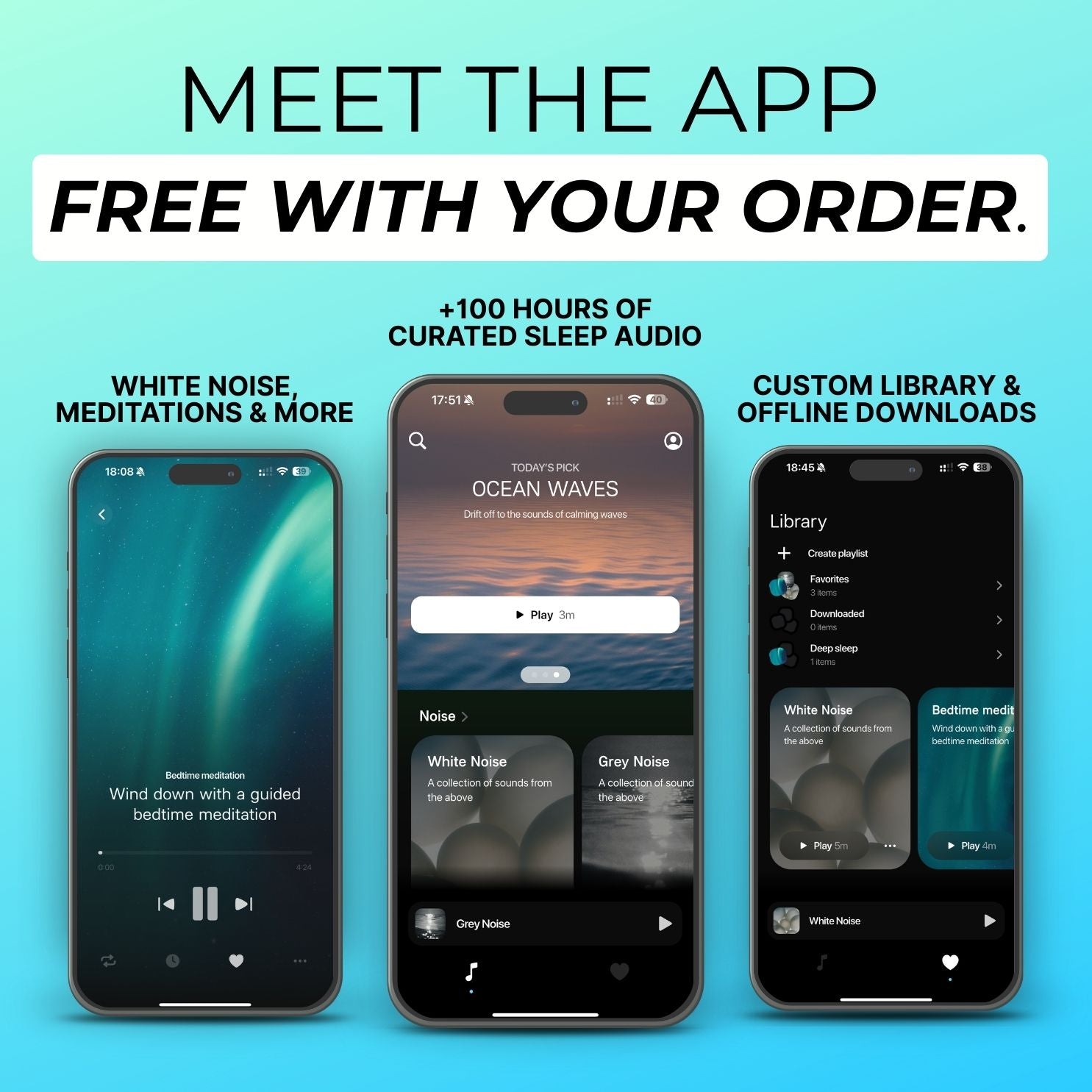 SnoozeBand™ MAX + FREE Silk eye attachment