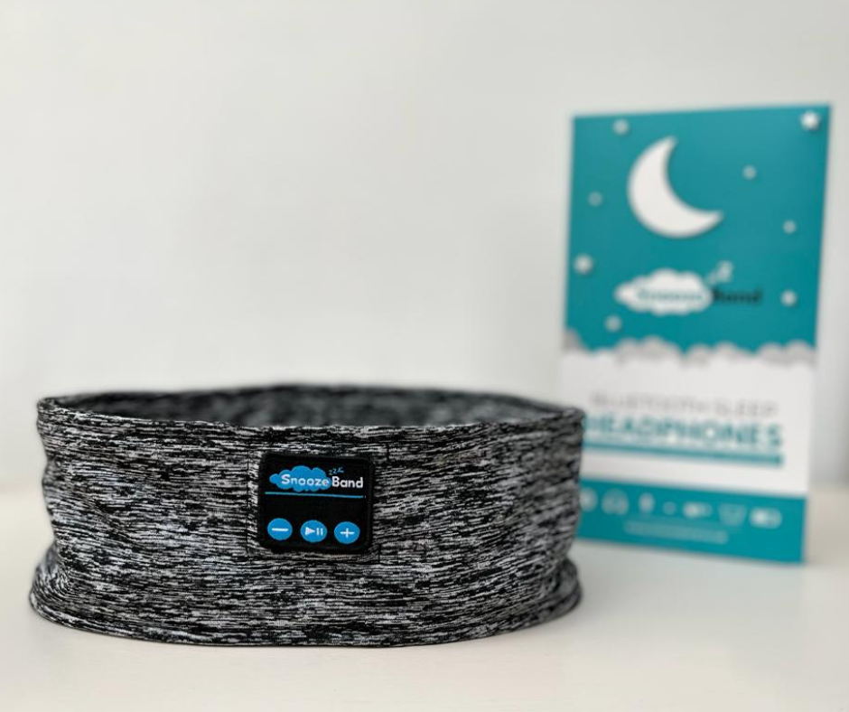 Load video: SnoozeBand Sleep Headphones Product Demo