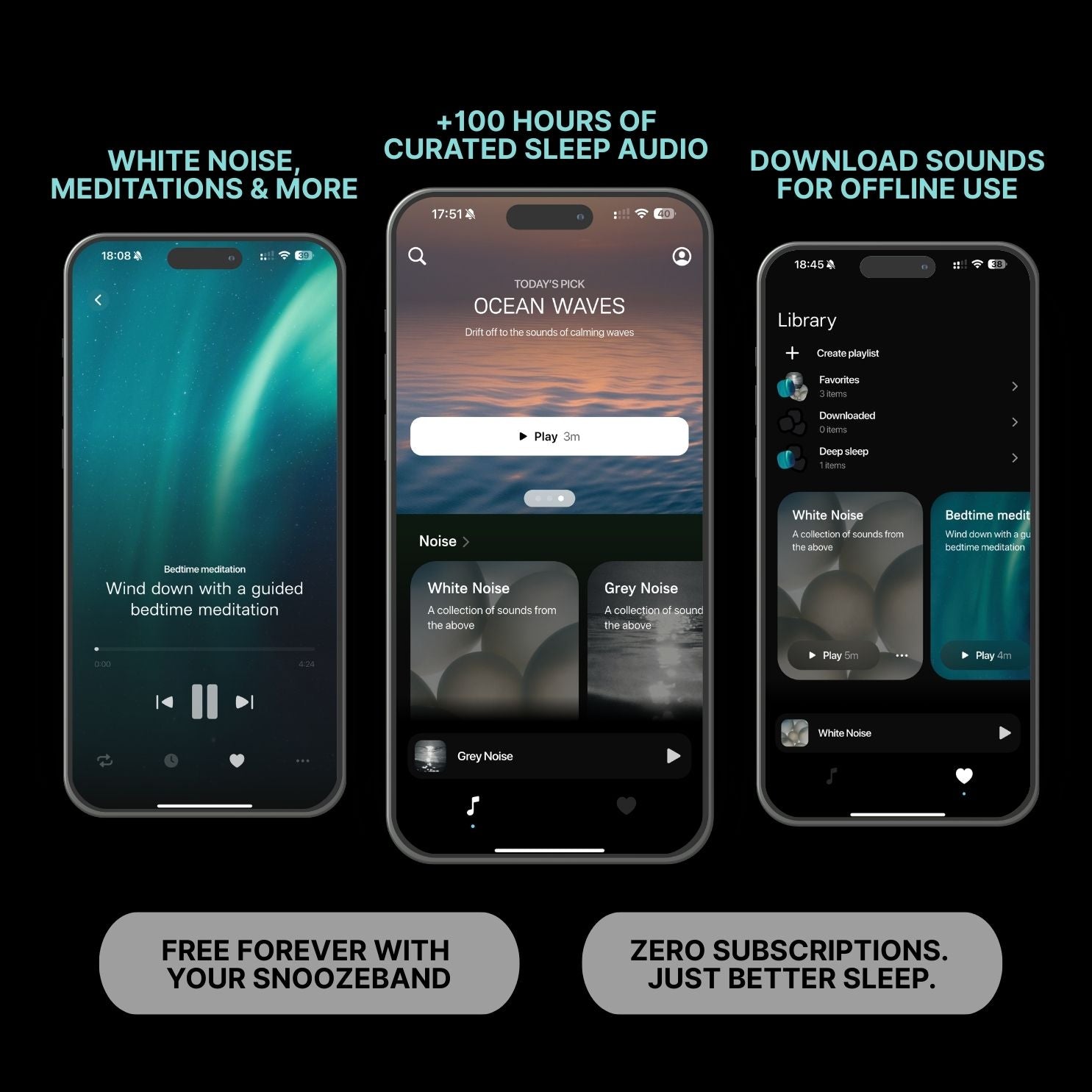 🎁 FREE Snoozeband App - Lifetime Access