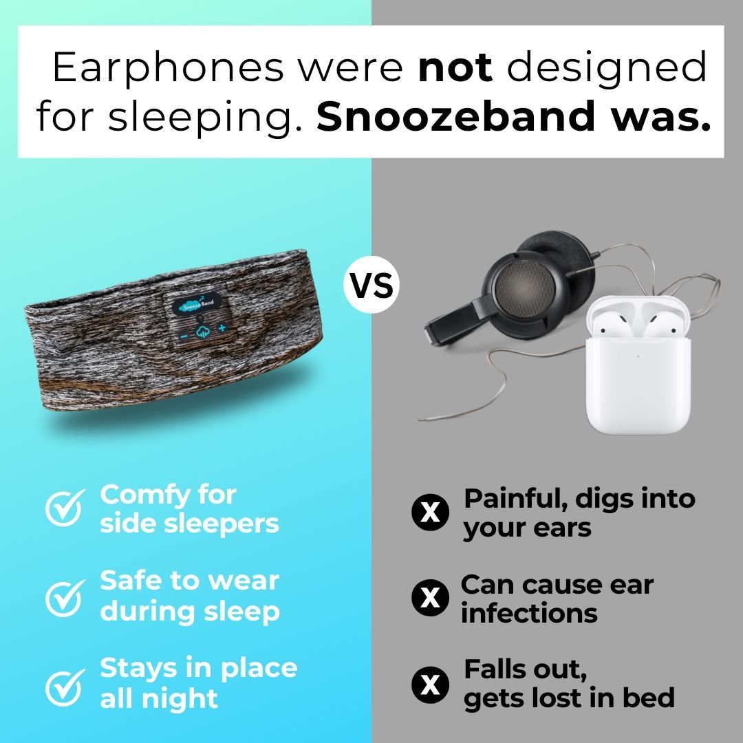 Sleeping With Headphones Headphones Or Earphones Which Is Safer